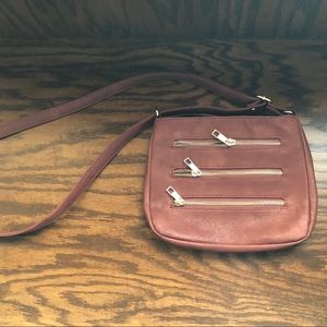 Brown Faux Leather Purse!